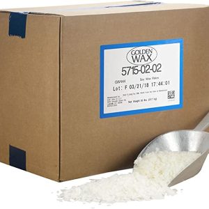 Golden Brand 444 Soy Wax Flakes, All Natural Soy Wax Wholesale Golden Wax 444 for Candle Making Supplies (20 LB)