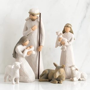 Willow Tree Nativity Starter Figures with The Three Wisemen Plus Angel, 11-Piece Set
