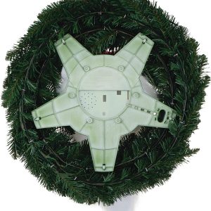 Hallmark Keepsake 2022, Disney Tim Burton’s The Nightmare Before Christmas Jack Skellington Wreath with Light, Sound and Motion, 24″