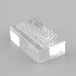 New DIY Soap Mold Rectangle Natural Word Handmade Clear Soap Stamping Stamp Seal Mould Craft