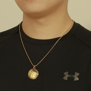 Archangel Michael Raphael Uriel Gabrie Talisman Angel Women’s Pendant & Necklace Rope Chain Portugal Classic Jewelry, Bronze Raphael / 50 cm, 1