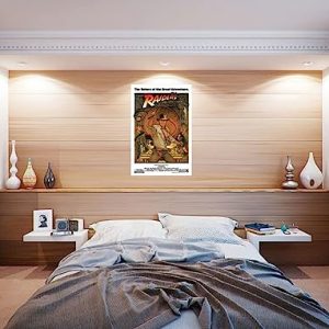 Indiana Jones – Raiders Of The Lost Ark – Movie Poster (1982 Re-Release) (Size: 24″ x 36″)