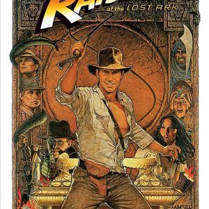 Indiana Jones – Raiders Of The Lost Ark – Movie Poster (1982 Re-Release) (Size: 24″ x 36″)