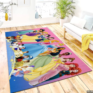 Cartoon MNO Rug, Carpet Playmat Rug 3×5 4×6 5×8 5.2×9 ft Area Soft Rugs Bedroom Living Room, Non Slip Rugs, Gift mats for Boys, Game Room Rug 122