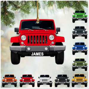 Personalized Car Christmas Ornament, Car Ornament with Name, Truck Christmas Ornament, Christmas Tree Ornaments, Trucker Gifts, Ornament Gifts