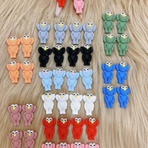 KAWS Nail Charms 4pcs (Mixed Green Pink)
