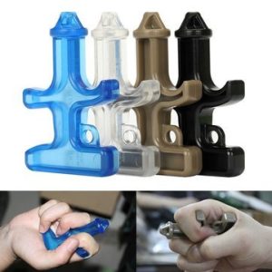 EDC Self Defense Tool – Self Defense EDC Tools – Outdoor EDC Self Defense Tool Drill Breaking Kit Safety Survival Nylon Plastics Steel Stinger – EDC Women Self Defense (Black)