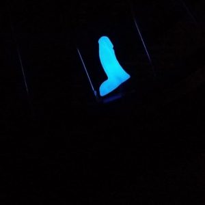 Penis Valve Stem Cap – Blue Glow in The Dark – Perfect Prank/Gag Gift- Funny Valve Stem Cap