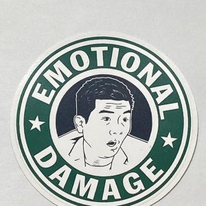 Pack 3 Steven He YouTube Emotional Damage youtooz Meme Circle Sticker 3″