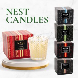 3 Wicks Scented Classic Candle – Long lasting elegance, Perfumed candle, Multi-scents, smokeless, Decor Room