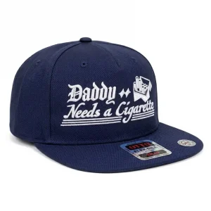 Daddy Needs a Cigarette Snapback Hat – Made to Order Cap, Funny Quote Hat, Adjustable Unisex Streetwear