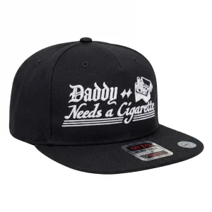 Daddy Needs a Cigarette Snapback Hat – Made to Order Cap, Funny Quote Hat, Adjustable Unisex Streetwear