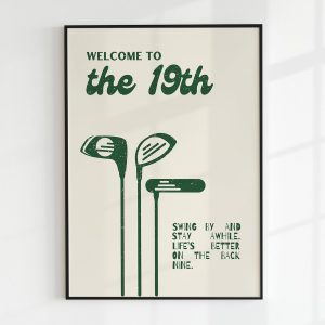 Welcome to the 19th Hole Poster