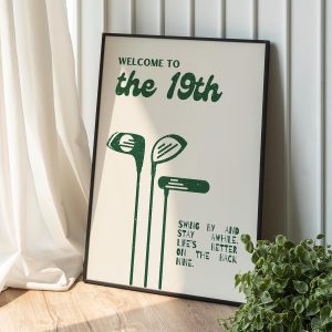 Welcome to the 19th Hole Poster